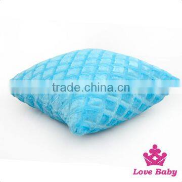 Wholesale Cheap Soft And Comfortable Feel Plain Yellow Mesh Sofa Plush Pillow Case Cover photo-4