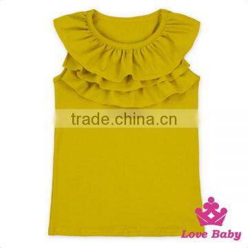 66TQZ478 Lovebaby Neck Ruffle Vest With Floral Shorts Clothes Set Hot Summer Fashion Outfit Newborn Baby Girls Clothes photo-5