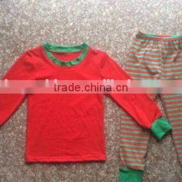 Persnickety Christmas Baby Kids Unisex Stripes Pajamas Clothing Set Sleeping Bedding Outfits photo-4