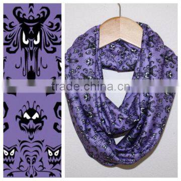 Infinity Scarf for Gals in Purple and Black, Extra Long photo-4