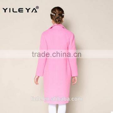 2015 Winter Latest Trendy Women Thick Korean Green Custom Coat, Ladies' Long Coat photo-5