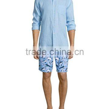 2017 Wholesale Man Fashion Print Swim Trunks Beach Shorts Summer Swim Sports Shorts photo-3