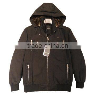 mens fleece casual jackets with hat
