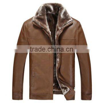 Men Fashion Good Look Genuine Leather Jackets Motorcycle Coats Jackets Washed Leather Coat photo-2