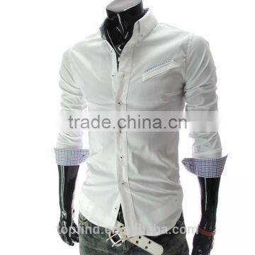 New Style Slim Fit 100% Cotton Plain Fashion t Shirt for Man photo-4