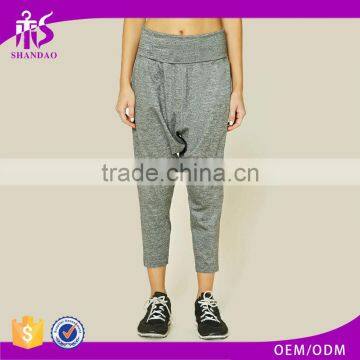 Wholesale Blank Cotton Custom New Design Outdoor Lady Ruffle Casual Pants
