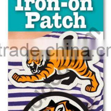 mini neon Iron on canvas patch heat press patches colorful patch
