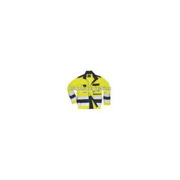 fluorescent and flame retardant fabric