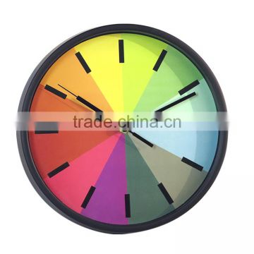 10 inch modern simple decorative rainbow wall clock