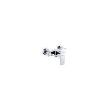 Single Lever Rectangle Shower Mixer Taps Bathroom 2 Hole faucet