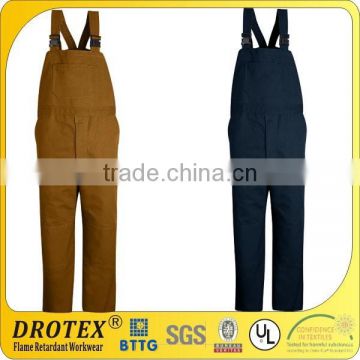 Duck Unlined Flame Resistant Bib Overall