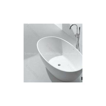 Kingkonree Artificial Stone Big Size Freestanding Bathtub