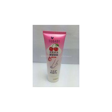cherry foot cream packaging tube