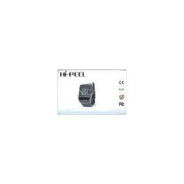 Camera GSM Wrist Watch Phone Support MP3 , Black Watch Mobile Phone