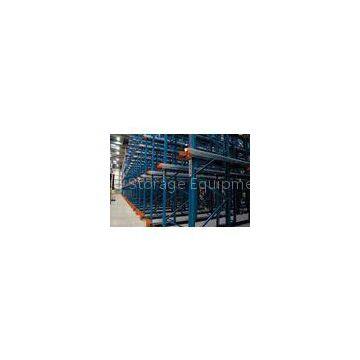 Blue Adjustable Beam Narrow Aisle Pallet Racking , Metal Storage Shelves