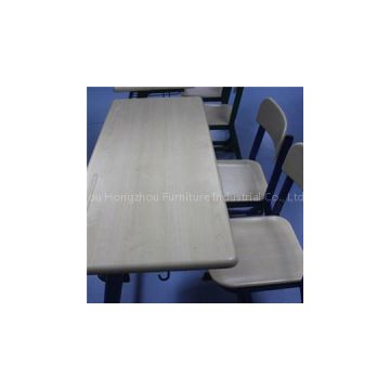 Mold Plate Double School Desk And Chair