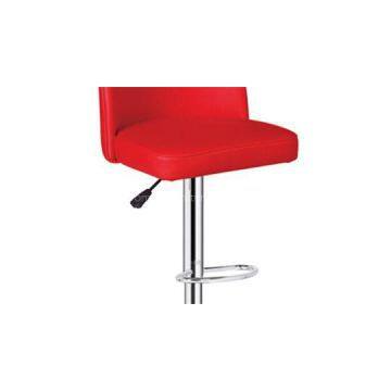 Swivel Red High Back Bar Chair