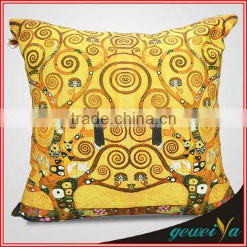 Custom Printing Cotton Canvas Backrest Floor Cushion