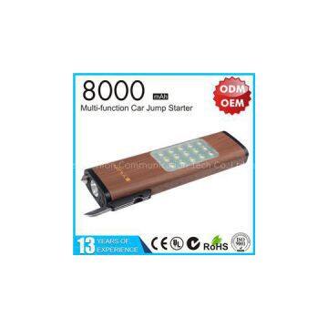 YLPB-122-wood 8000mah Mini Car Jump Starter
