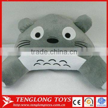 Soft and stuffed plush back pillow for office chairs
