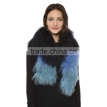 SJ609-01 Winter Best Sell Real Fashion Fur Scarf for Lady