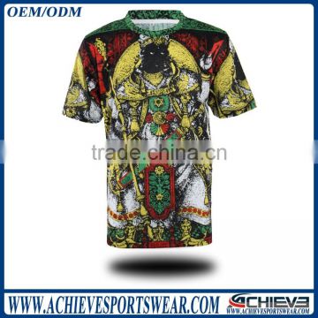 OEM Service thermal transfer technology mens t shirts custom