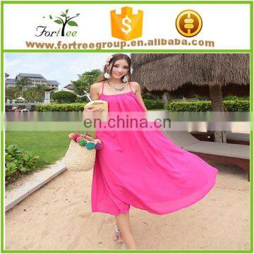 wholesale polyester custom cover up women beach dress