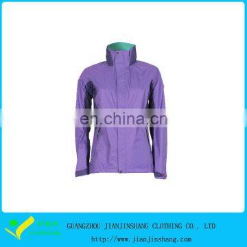 Basical Design Color Combinations Nylon Sports Running Jacket For Women