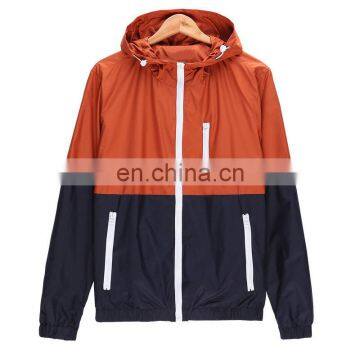 New men's CUSTOM outdoor sportswear Zipper Windbreaker sports jacket