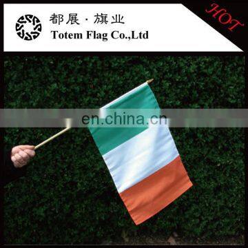 Ireland Patriotic Hand Flag
