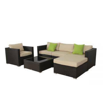 Wicker Rattan Outdoor Lounge Furniture Wicker Rattan Commercial Environmental Protection