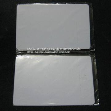 ID White Card ID Thin Card ID Printing Card TK4100 White Card EM4001 White Card 125K Low Frequency White Card Aikeyi