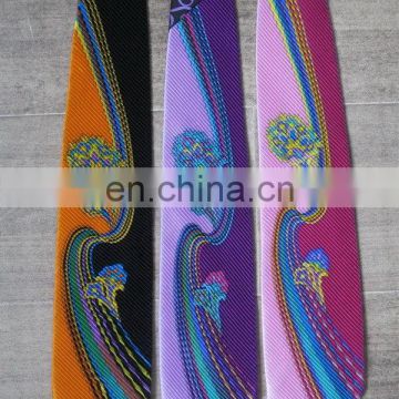 Durable hot-sale print necktie navy blue