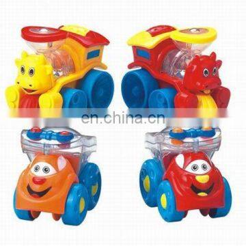 Mini Animal Cartoon Friction Car Toys For Baby Mini Plastic Car