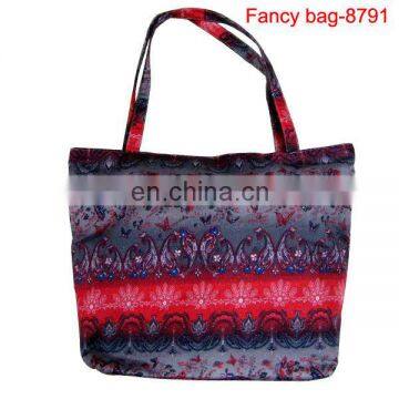 India printing style fashion tote bag