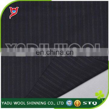 Hot selling dark navy mens italian suit fabric / wool blazer fabric