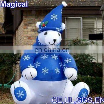 Popular Inflatable Bear Snowman for Christmas