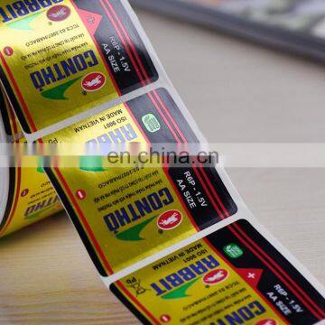 PVC Color Printing Self-adhesive Stickers/customized Product Metalized Labels Stickers photo-2