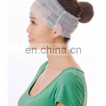 Disposable Nonwoven Hair Band White Elastic Band for Hair for Beauty Salon