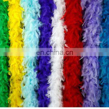 Colors Turkey Feather Boa Turkey Feather Strip 20g Fluffy Craft Decoration Chandelle Feather Boa Marabou