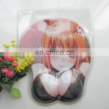 sexy japanese girl 3D breast mouse pad for sales