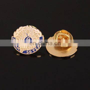 Custom masonic gold lapel pin