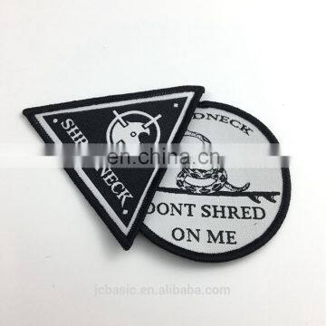 Custom Sewn on Woven Brand Patches for Garment Clothing photo-5