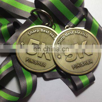 Cheap Sport Award Medals And Trophies With Ribbon