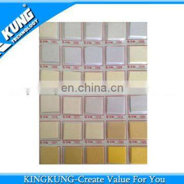 2016 hotest color card for PVC airblowing granule