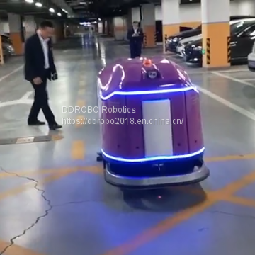 Double Brushes Floor Scrubber with Lower Noise