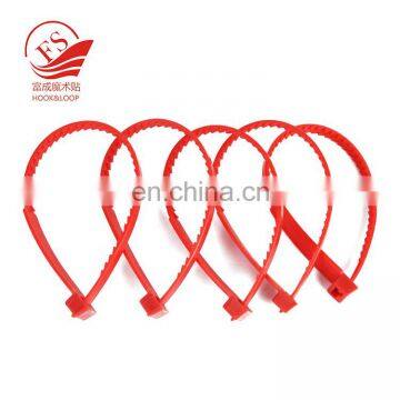 cheap red nylon plastic tie self locking cable tie for Cable Management Securing Loose Objects