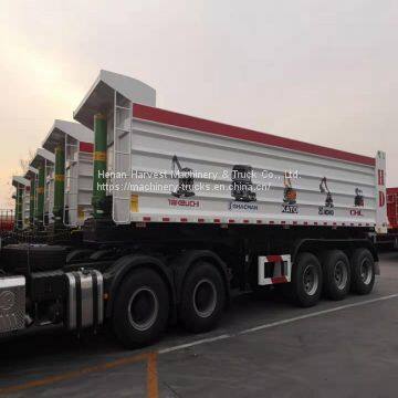 3 Axles 35cbm 50 Ton Dump Trailer/Tipper Trailer/Dump Trailer for Philippines photo-2