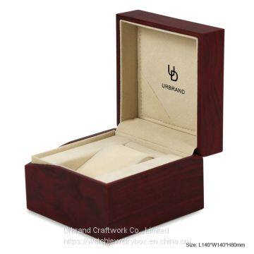 Soft Matte Painted Wood Grain Paper Multiinsert Luxury Box Men Watch Package Gifts BoxesWith Custom Logo