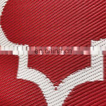 China Custom Rug pp Plastic Camping Mat Outdoor Indoor Red Rug Patio Mat photo-4